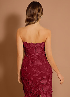 Della Merlot Midi Dress image7
