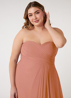 Azazie Arabella Allure Abiti da Damigella Abito Convertibile A-Line in Chiffon Scollo a Cuore Più Tagliato image18