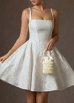 front Pearl Bucket Bag with Dual Detachable Straps