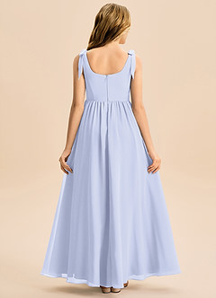 Azazie Delia Junior Abito A-Line in Chiffon Fiocco Lavanda image6