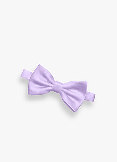 front Matte Satin Pre-Tied Bow Tie