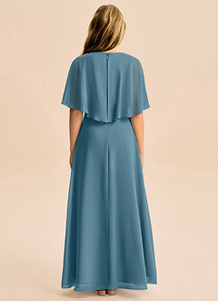 Azazie Maris Junior Abito A-Line in Chiffon Bermuda image2