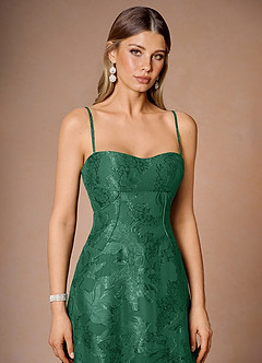 Thalyn Dunkelgrün Ballkleid image6