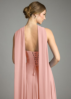 Azazie Ayla Abiti da Damigella Abito A-Line in Chiffon Scollo a Cuore Rosetta image12