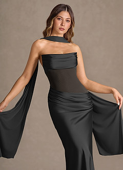 Robe Longue Noir Leonore image3