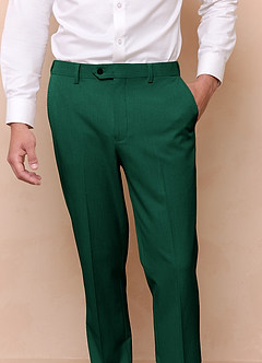 front James Emerald Structured Stretch Dress Pants