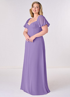 Barbie ♥ Azazie Bridesmaid Dresses Tahiti A-Line Pleated Chiffon Dress image9