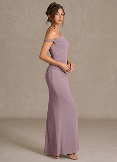 Heliora Pastel Violet Maxi Dress image5