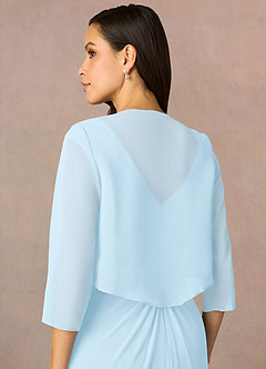 front Azazie Ettienne Chiffon Wrap