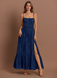 Lydia Navy Maxi Dress image3
