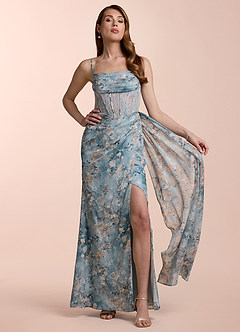 Kiara Powder Blue Maxi Dress image3