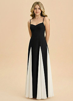 Azazie Jessenia Junior Formal Klä av A-Line i Stretch crepe Älskling Halsringning image6