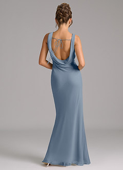 Azazie Rylina Bridesmaid Dresses Twilight Mermaid Pleated Chiffon Dress image6