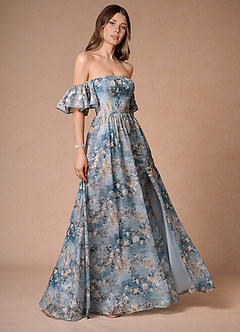 Maxi jurk Ivy Poederblauw image3
