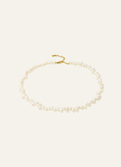 front Freshwater Pearl Strand Necklace