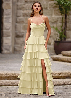 Rhythm Citronsorbet Volangklänning med A-linjeform image7