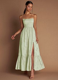 Floria Light Green Maxi Dress image3