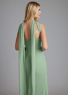 Azazie Solstice Final Sale Matcha Mermaid Strapless Chiffon Convertible Dress image14