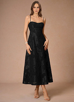 suknia Czarny Midi Hollis image4