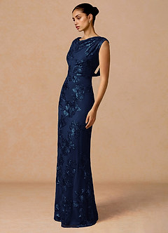 Elowis Navy Maxi Dress image3