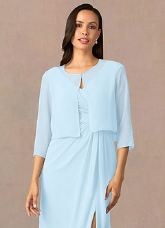 front Azazie Ettienne Chiffon Wrap