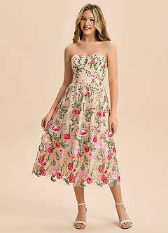 front Azazie Emmeline Junior Formal Dress