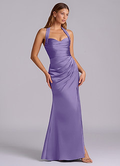 Azazie Destiny Robes de demoiselle d'honneur Robe Sirène en Satin extensible Encolure en Forme de Cœur Tahiti image3