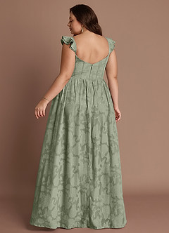 Denisse Pistachio Corset Maxi Dress image8