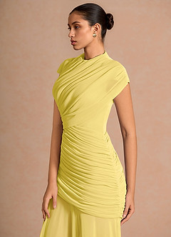 Belmira Pastel Yellow Maxi Dress image5