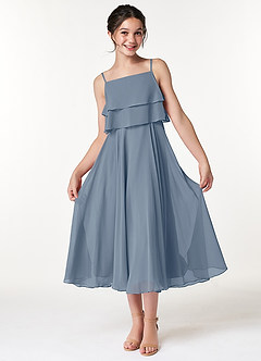 Azazie Ensley Junior Twilight A-Line Pleated Chiffon Dress image1