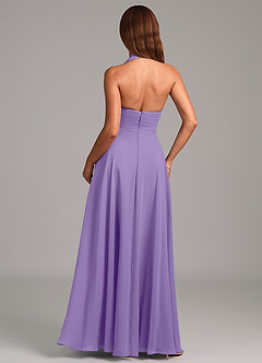 Azazie Elizabeth Bridesmaid Dresses Tahiti A-Line Pleated Chiffon Dress image2
