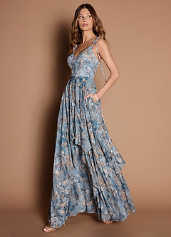 Harmony Powder Blue Maxi Dress image2