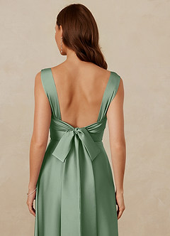 Christian Siriano Bridal for Azazie 1001 Bridesmaid Dresses Matcha A-Line Sweetheart Neckline Stretch Satin Dress image9