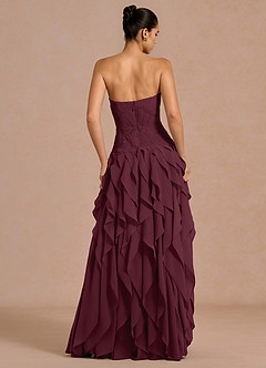 Ryselle Wine Maxi Dress image3