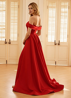 Seraphinaie Red A-line Prom Dress image6