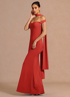 Moya Orange Maxi Dress image4