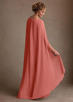 Azazie Boudica Suknie dla Matki Panny Młodej Linia A Pofałdowany Szyfon Długość podłogi Sukienka image4