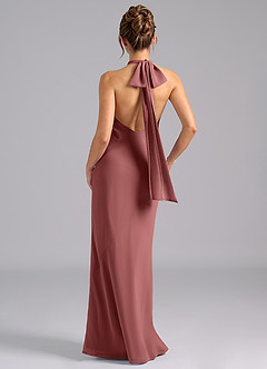 Azazie Velli Bridesmaid Dresses Amethyst Mermaid Bow Chiffon Dress image2