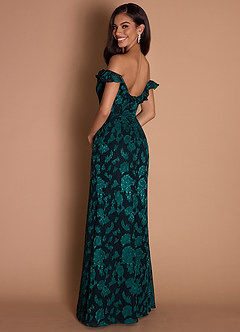 Maxi jurk Carly Teal Green image12