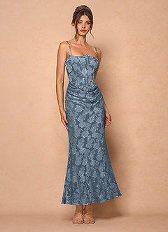 Ezrena Dusty Blue Maxi Dress image5