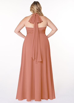 Azazie Fifi Bridesmaid Dresses MAI TAI A-Line Strapless Chiffon Convertible Dress image13