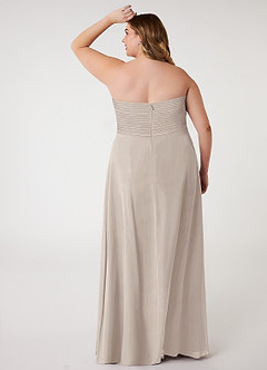Azazie Arabella Allure Bridesmaid Dresses Frost A-Line Sweetheart Neckline Chiffon Convertible Dress image13