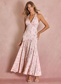 chinese dress ladies Island Vacay Maxi Dress in Rose Quartz main image 1