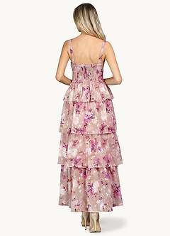 Kimberly Mauve Floral Maxi Dress image5