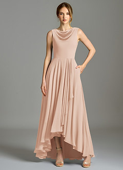 Azazie Wonderland Koszorúslány ruhák Sorba áll Sifon Aszimmetrikus Dress image6