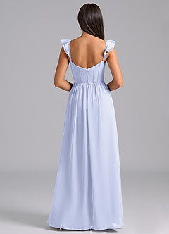 Azazie Denisse Bridesmaid Dresses Lavender A-Line Ruched Chiffon Dress image2