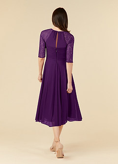 Azazie Gracelyn Kleider für die Brautmutter A-Linie Spitze Kleid Traube image7