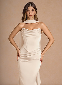 Sorrel Cream Corset Two-Piece Sets image6
