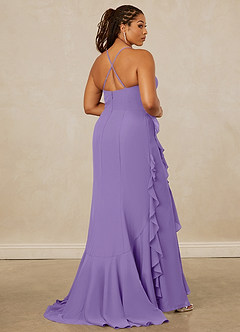 Christian Siriano Bridal for Azazie 1006 Bridesmaid Dresses Tahiti Mermaid Ruched Chiffon Dress image15