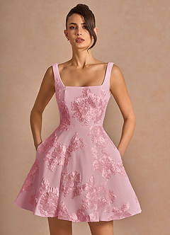 Brynn Mini Klänning Rosa image5